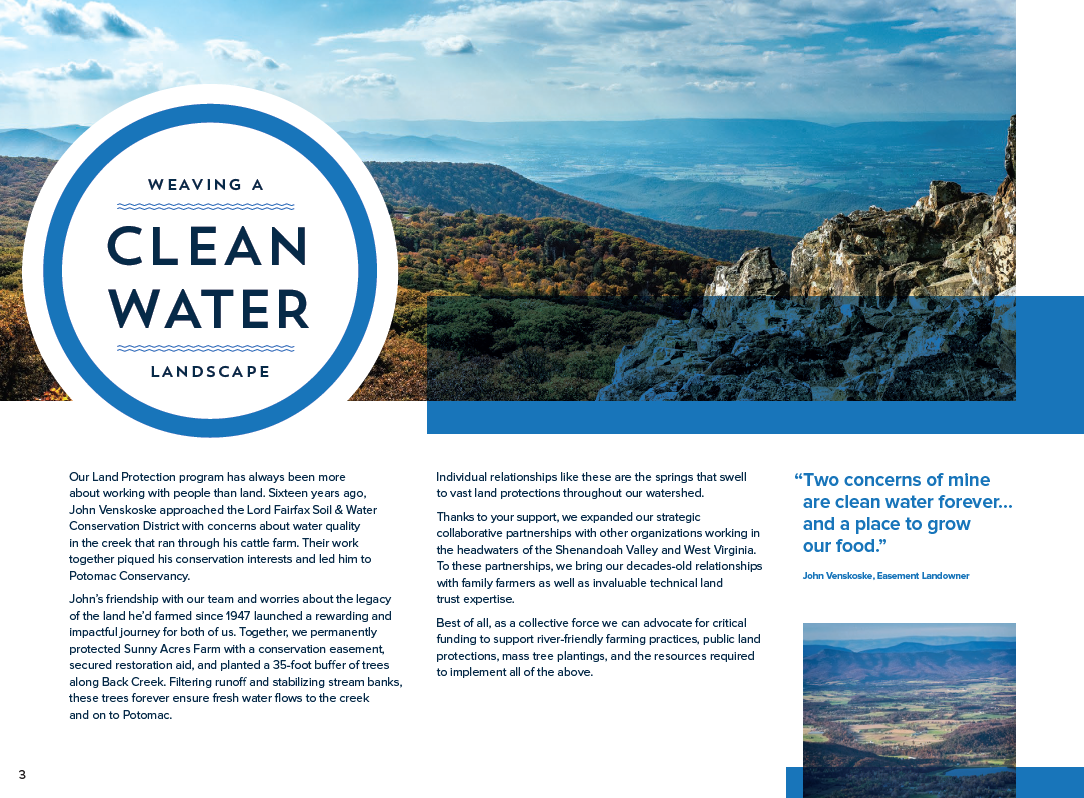 Weaving a clean water landscape